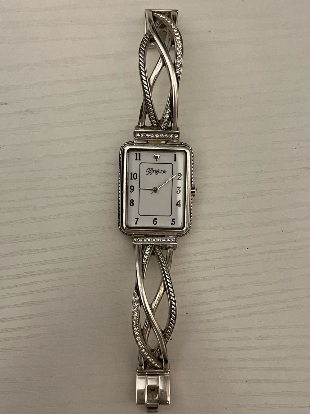 Brighton Neptune's Rings Swirl Silver Bracelet Watch